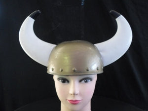 Viking Helmet with Horns Gold