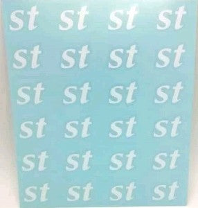 Balloon Sticker - White st