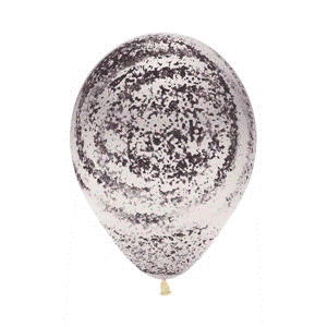Balloon - Latex Graffiti Marble Crystals assorted