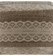 Ribbon - Hemp Grey with Lace 4.5cmx5m