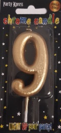 Candle - No 9 Chrome Gold