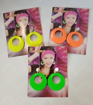 Earrings Neon Party 2pc