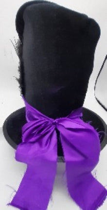 Hat Mad Hatter Purple with Feather