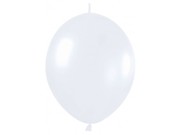 LOL Balloon - Satin Pearl White