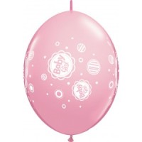 Link-O-Loon Balloon Baby Girl Dots