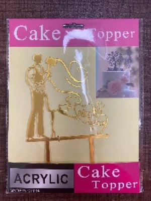 Cake Topper - Mr &amp; Mrs