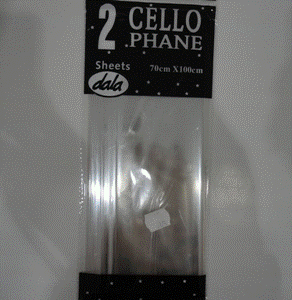 Cellophane - Clear 2 sheets 70x100