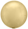 Foil Balloon ORB White Gold