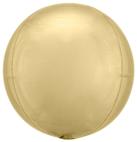 Foil Balloon ORB White Gold