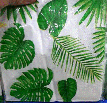 Serviettes Tropical Leaves (20)