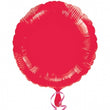 Foil Balloon Metallic Red Circle