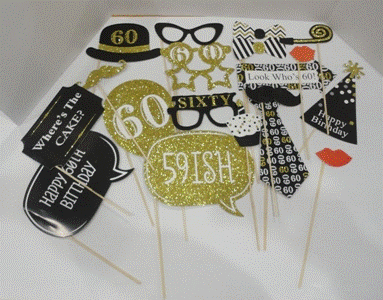 Photo Props - 60th Birthday