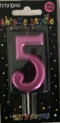 Candle - No 5 Chrome Pink