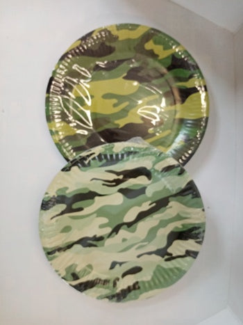 Camo - Paper Plates (10)