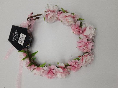 Headband Flowers Pink