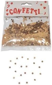 Balloon Confetti - Hex Metal Rose Gold 3mm
