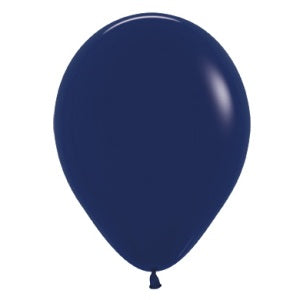 Balloon - Latex Solid Navy Blue 12 inch