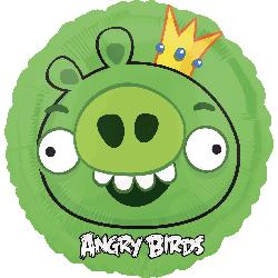 Foil Balloon Angry Birds King Pig