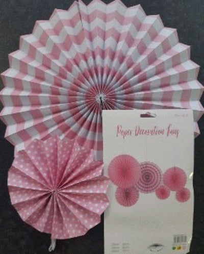 Fan Decoration - Light Pink (6)