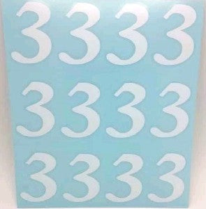 Balloon Sticker - White 3