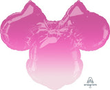 Foil Balloon SuperShape Minnie Mouse Forever Ombre