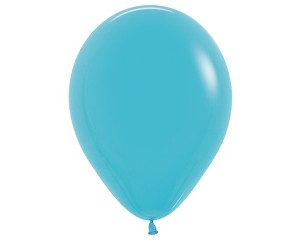 Balloon - Latex Solid Caribbean Blue 12 inch