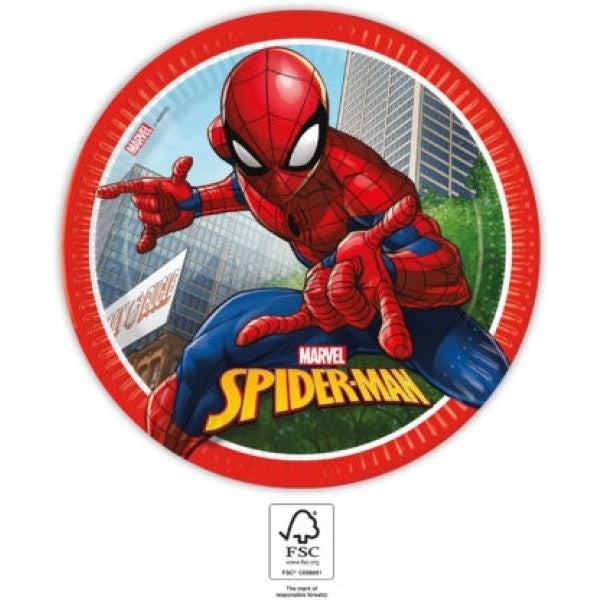 Spiderman Crime Fighter - Plates (8)