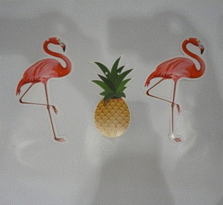 Banner Flamingo, Pineapple 3.2m