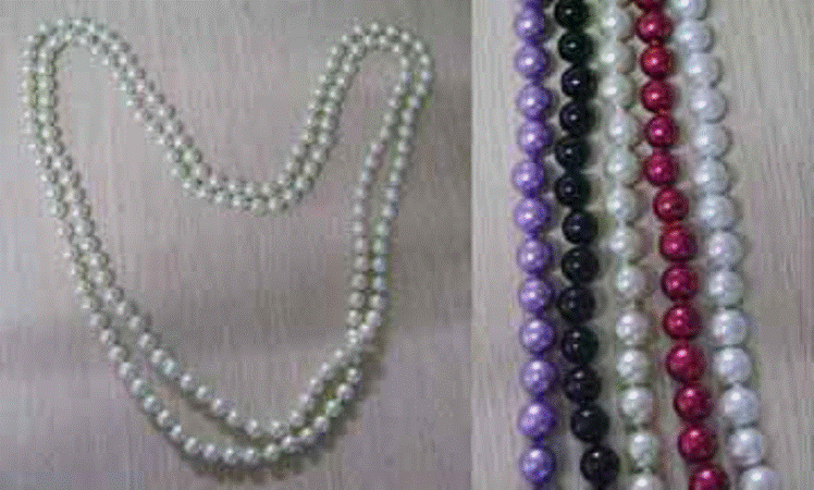 Necklace - Beads 150cm assorted colours