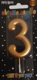 Candle - No 3 Chrome Gold