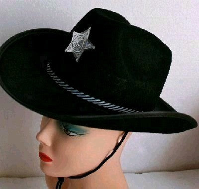 Sheriff Hat with Badge