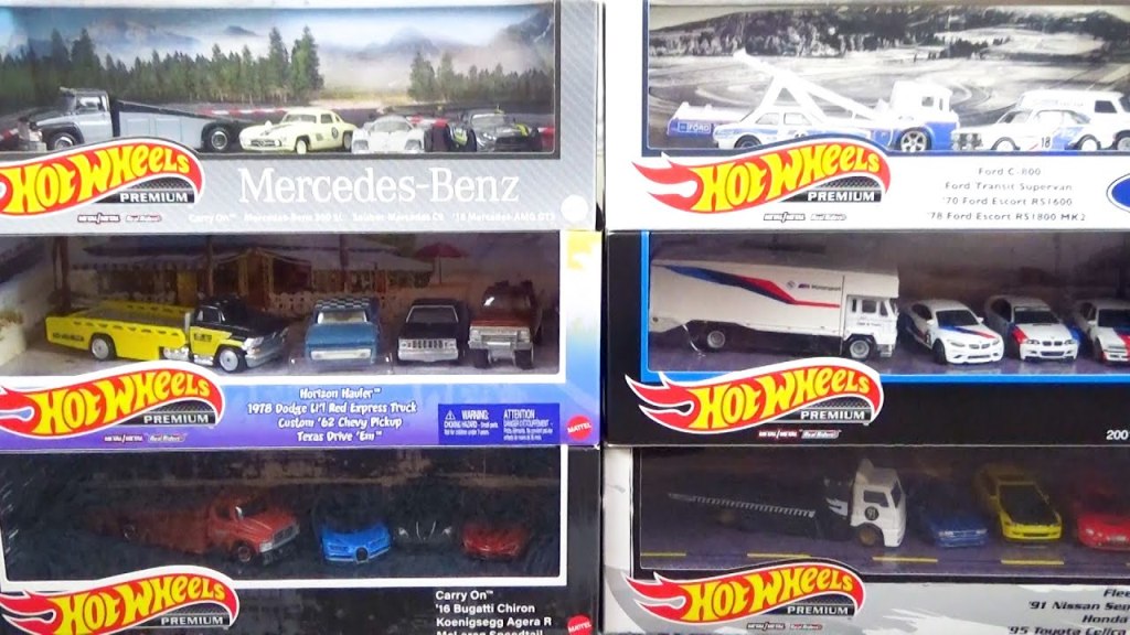 Hot Wheels Premium Collection Display Set assorted
