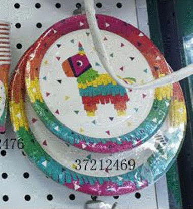 Plates Rainbow Donkey (10)