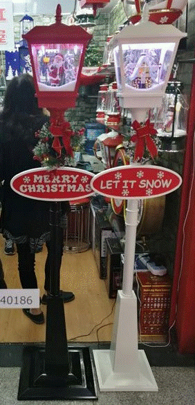 Snowing Street Lamp 1.8m