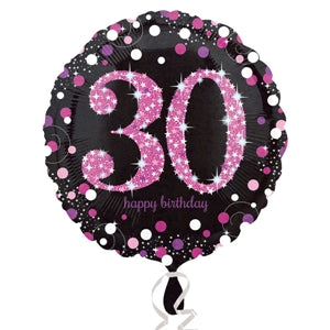 Foil Balloon Sparkling Pink 30