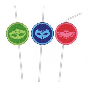 PJ Masks - Flexi Drinking Straws (6)