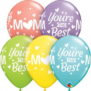 Balloon - Latex Mom You're The Best 11 inch