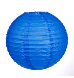 Lantern - Round Paper 20cm Royal Blue (3