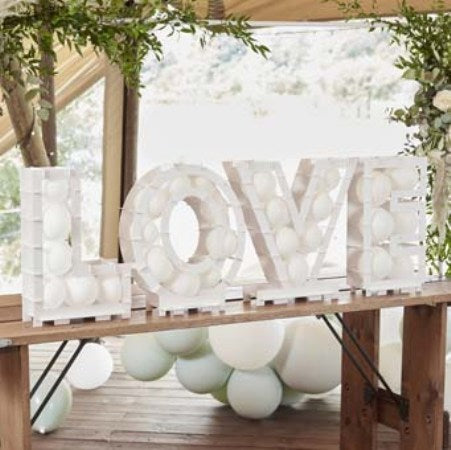 Balloon Mosaic Stand LOVE