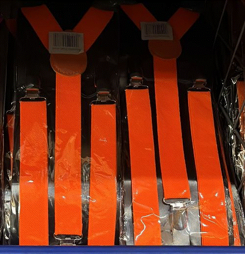 Suspender Braces Orange