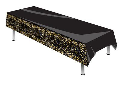 Tablecloth - Sparkling Fizz Black 137x2.6