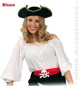 White Pirate Blouse