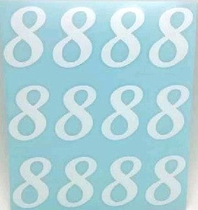 Balloon Sticker - White 8