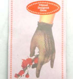 Gloves Short Fishnet Design (Black, White or Red)