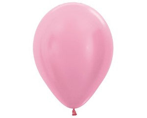 Balloon - Latex Satin Pearl Pink 12 inch