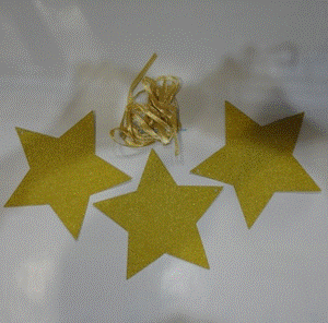 Bunting - Gold Stars 3.5m