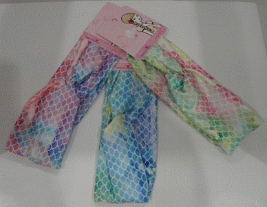Headband Mermaid Tail Pattern assorted