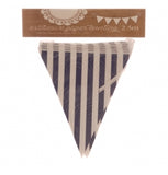Bunting - Stripe Navy Blue 2.5m