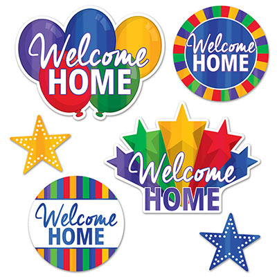 Foil Welcome Home CutOuts (6)