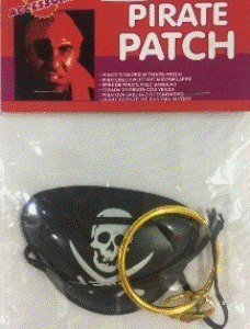 Pirate Eyepatch &amp; Earring Set
